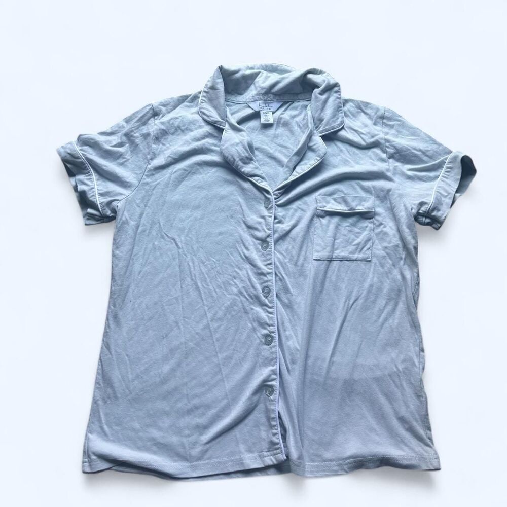 Large Nicole Miller New York Button Up Pajama Top